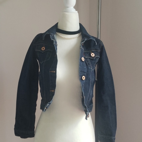 SALE 🧥🤍 Kids M Levi's Jean Jacket - Picture 2 of 9